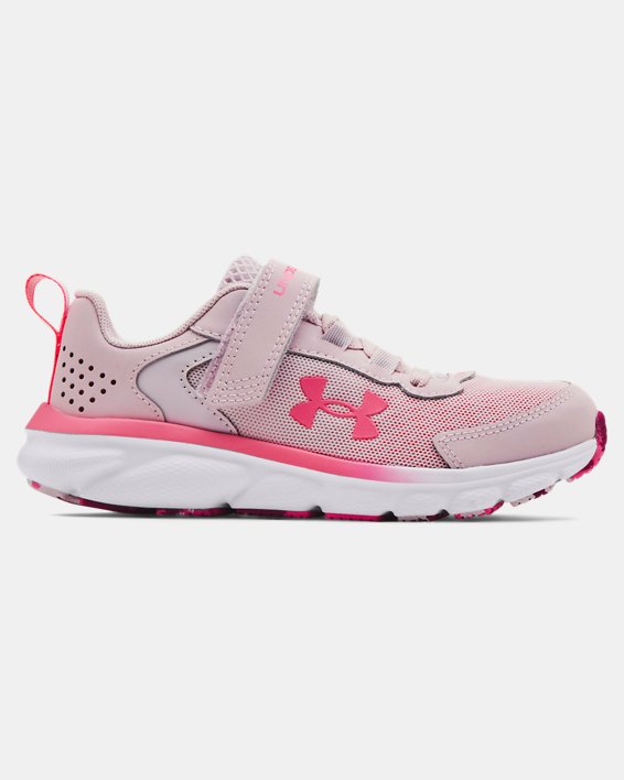 Girls' Pre-School UA Assert 9 AC Running Shoes, Pink, pdpMainDesktop image number 0